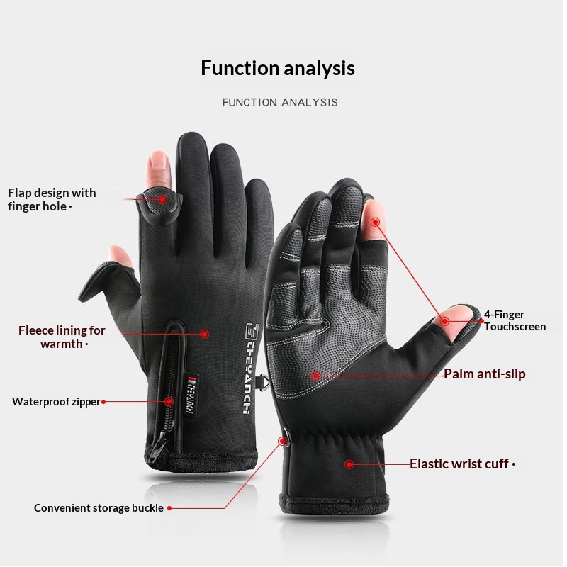 Winter Warm Touch Screen Cycli - Spearfishing Glove recension och pris